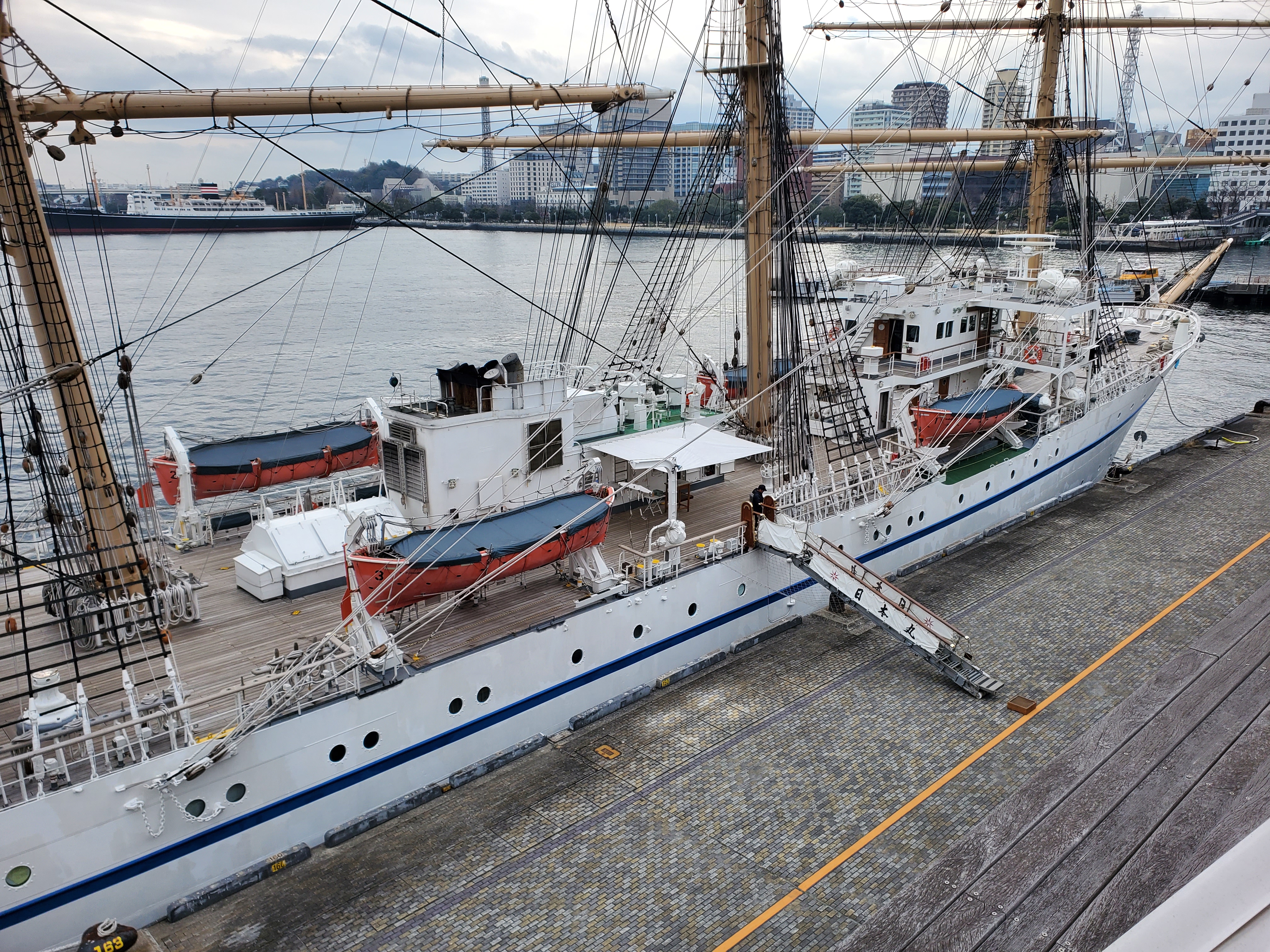 Nipponmaru at Osanbashi Terminal, Yokohama